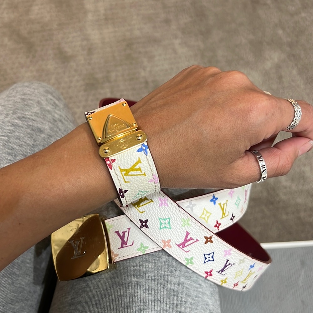 Louis Vuitton multi color bracelet.